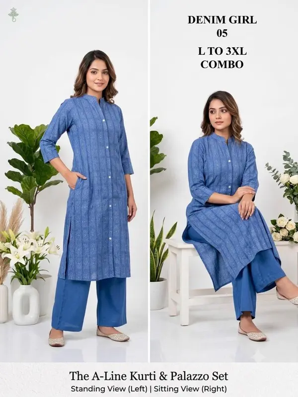 Denim Kurtis Wholesale