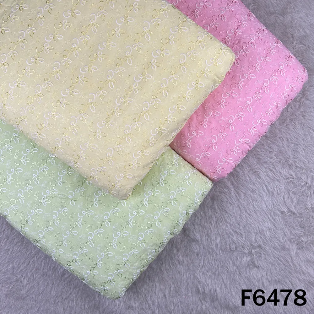 Embroidered Cotton Fabric